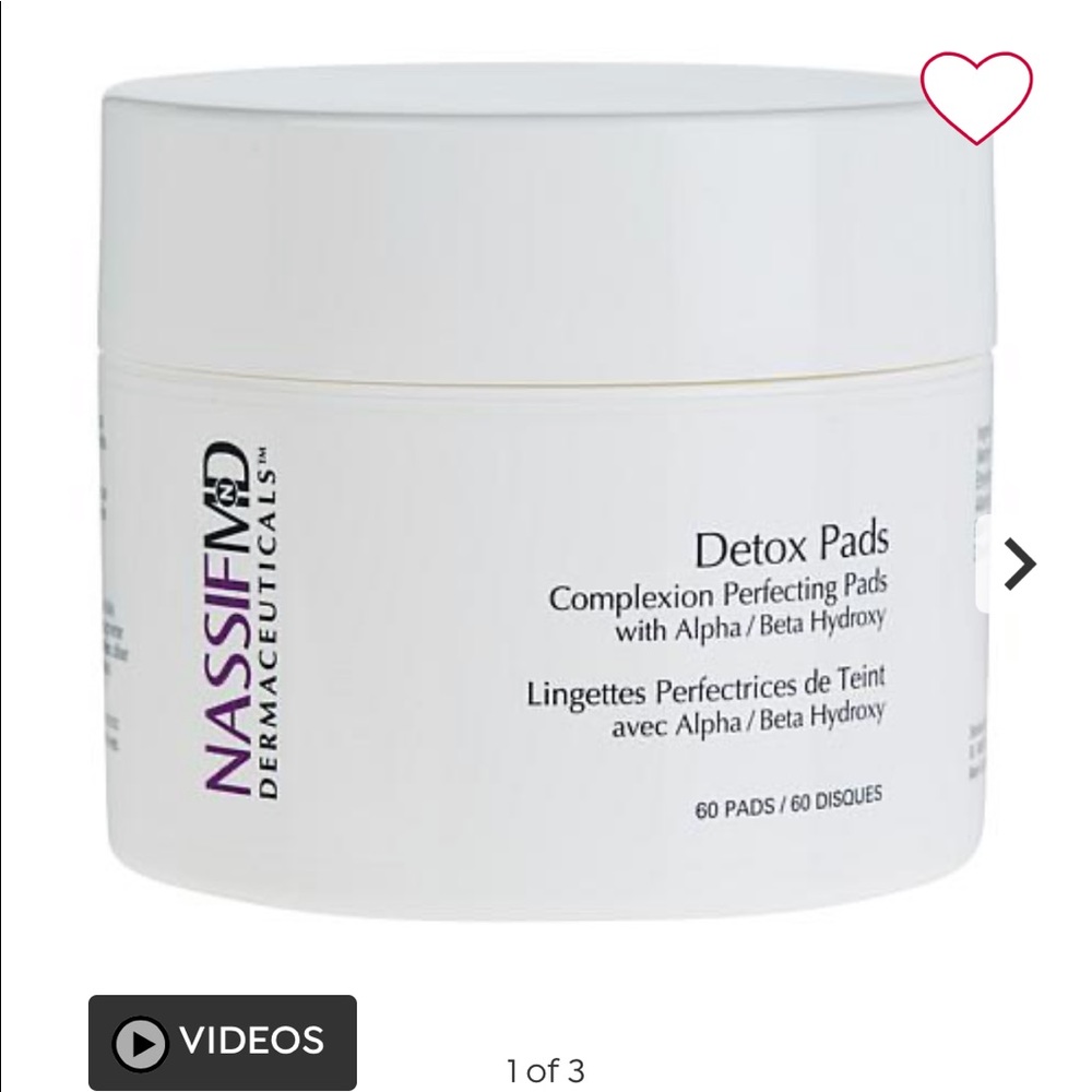 NEW Nassif MD Dermaceutical Detox Pads